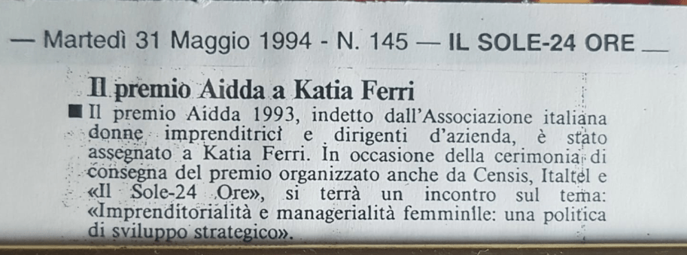 il sole 24 ore 31 maggio 1994